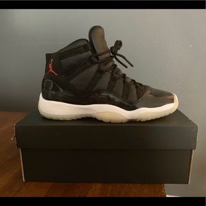 Air Jordan 11 Retro “72-10” Black/Gym Red